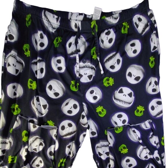 Nightmare Before Christmas XL Pajama Pants Unisex Jack Skellington - Picture 1 of 6